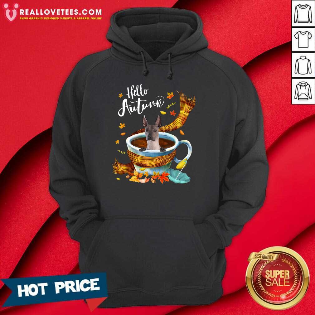 Nice Xoloitzcuintli Hello Autumn Shirt - Image 2