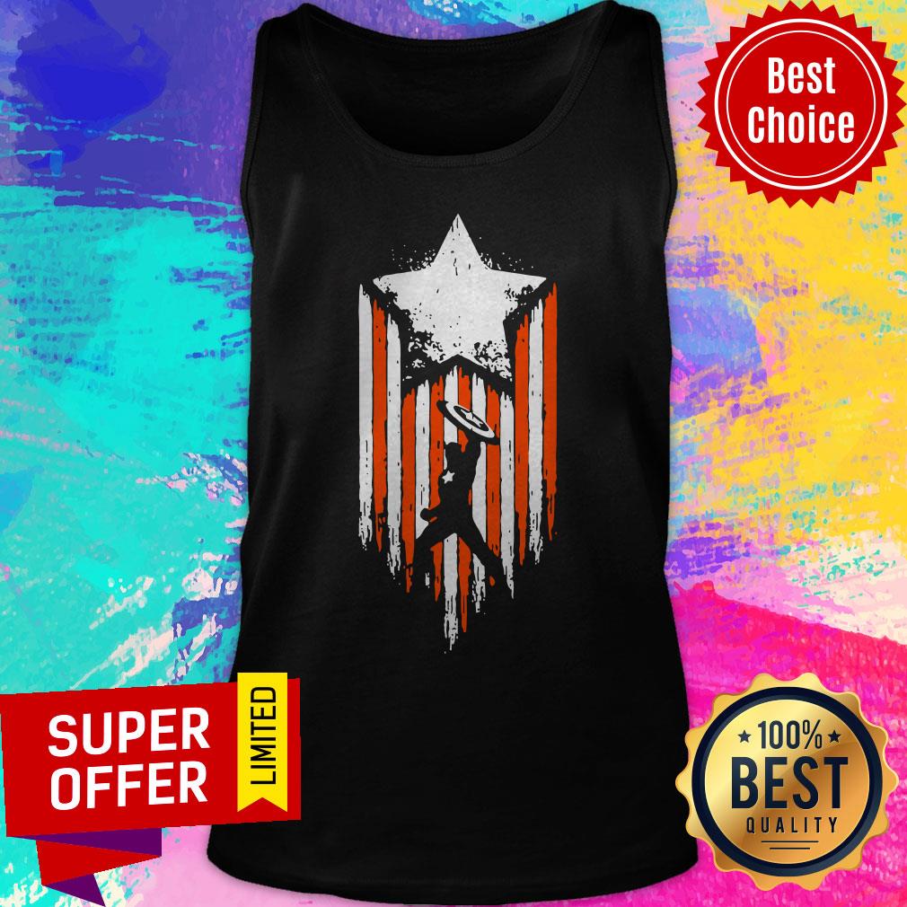 Official Marvel Avengers Captain America Shirt - Image 5