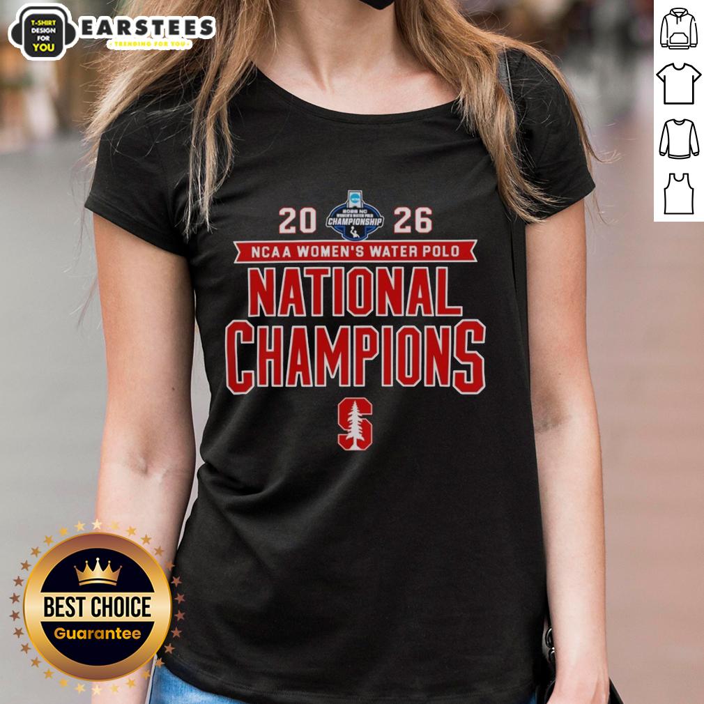 Awesome 2026 NCAA Women's Water Polo National Champs Stanford Cardinal Victory T-Shirt - Image 3