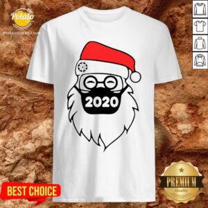 Cute Santa Wearing Mask 2020 Christmas Shirt