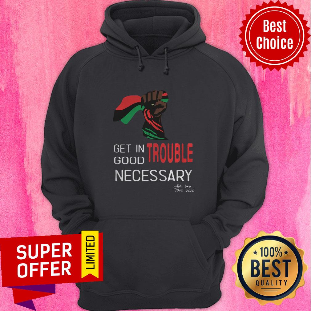 Get In Trouble Good Trouble Necessary Trouble John Lewis 1940 2020 Shirt - Image 3