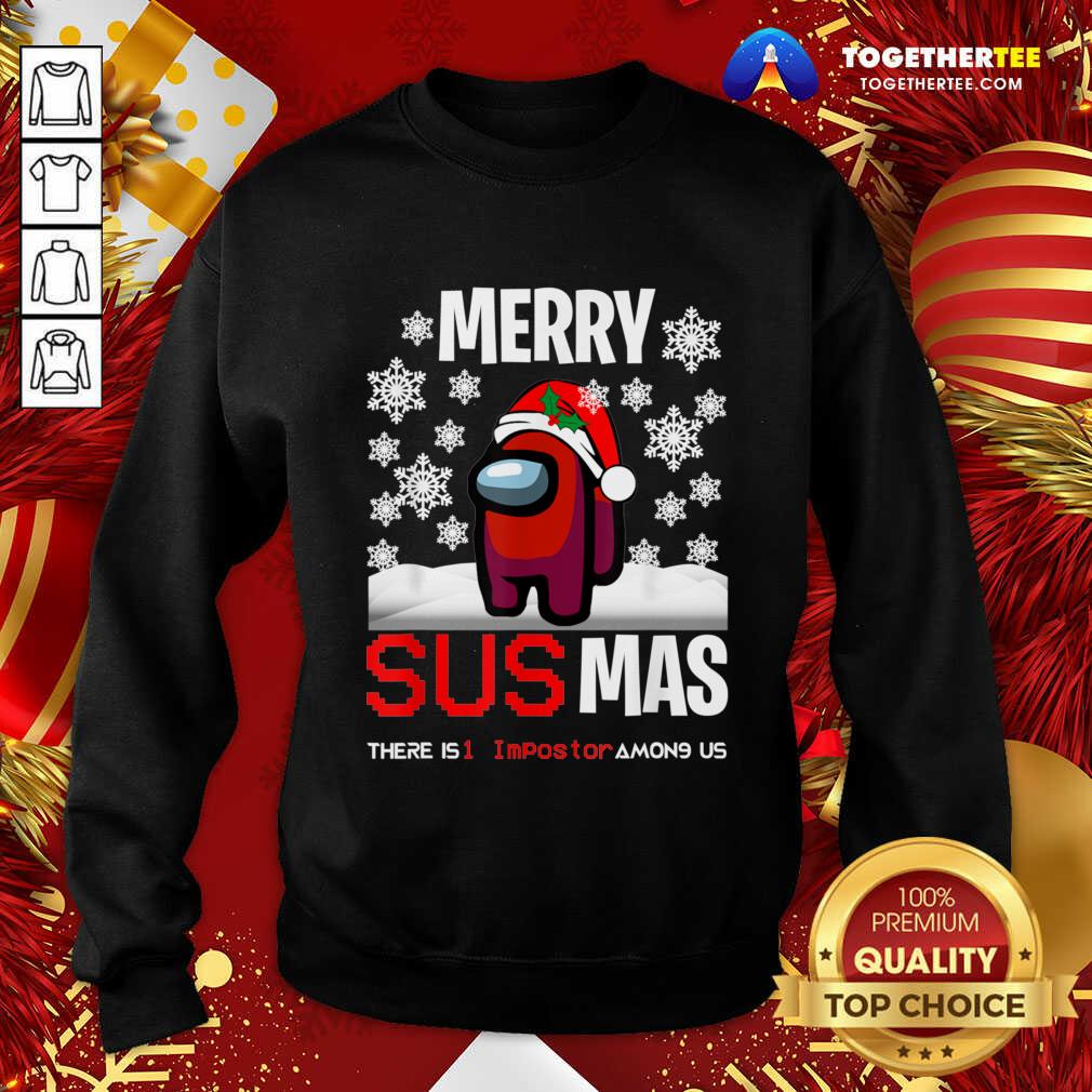 Original Among Us Merry Sus Mas Christmas Shirt - Image 4