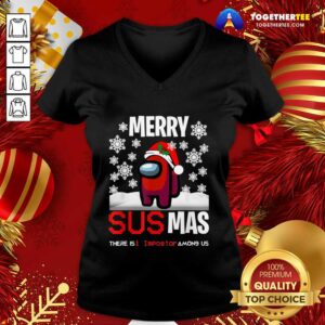 Alternative view of Original Among Us Merry Sus Mas Christmas Shirt