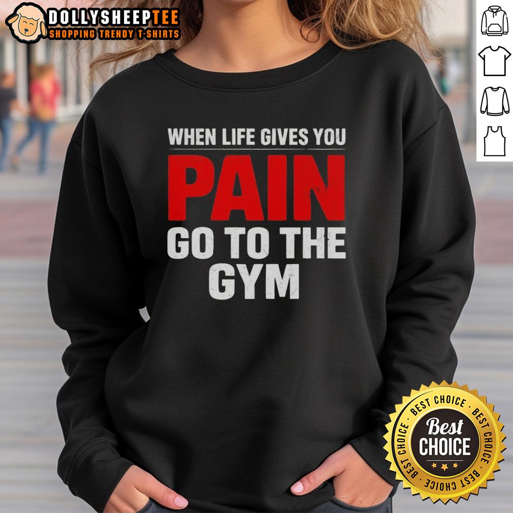 Official When Life Gives You Go To The Gym T-Shirt - Image 5