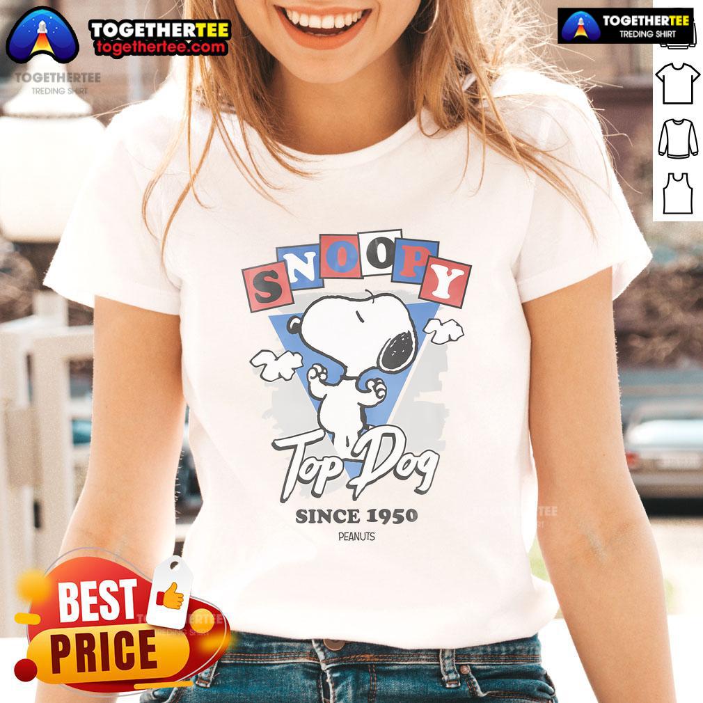 Premium Peanuts Snoopy Top Dog Since 1950 T-Shirt - Image 3