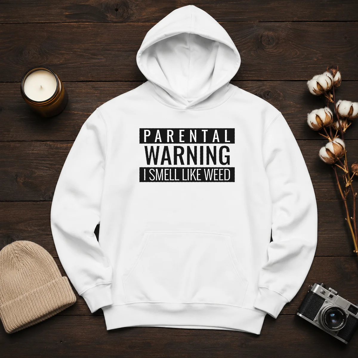 Funny Parental Warning I Smell Like Weed Shirt - Image 6