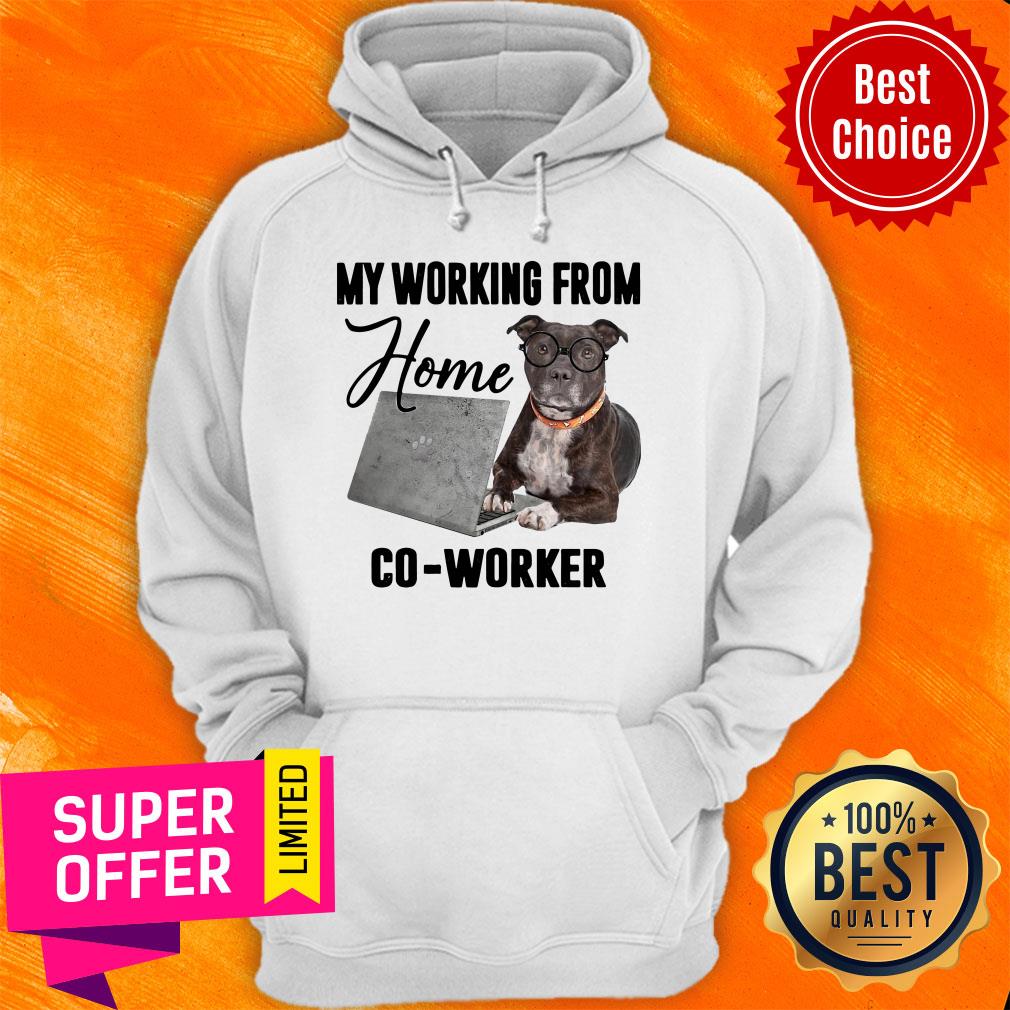 Funny My Working From Home C0-worker Shirt - Image 3