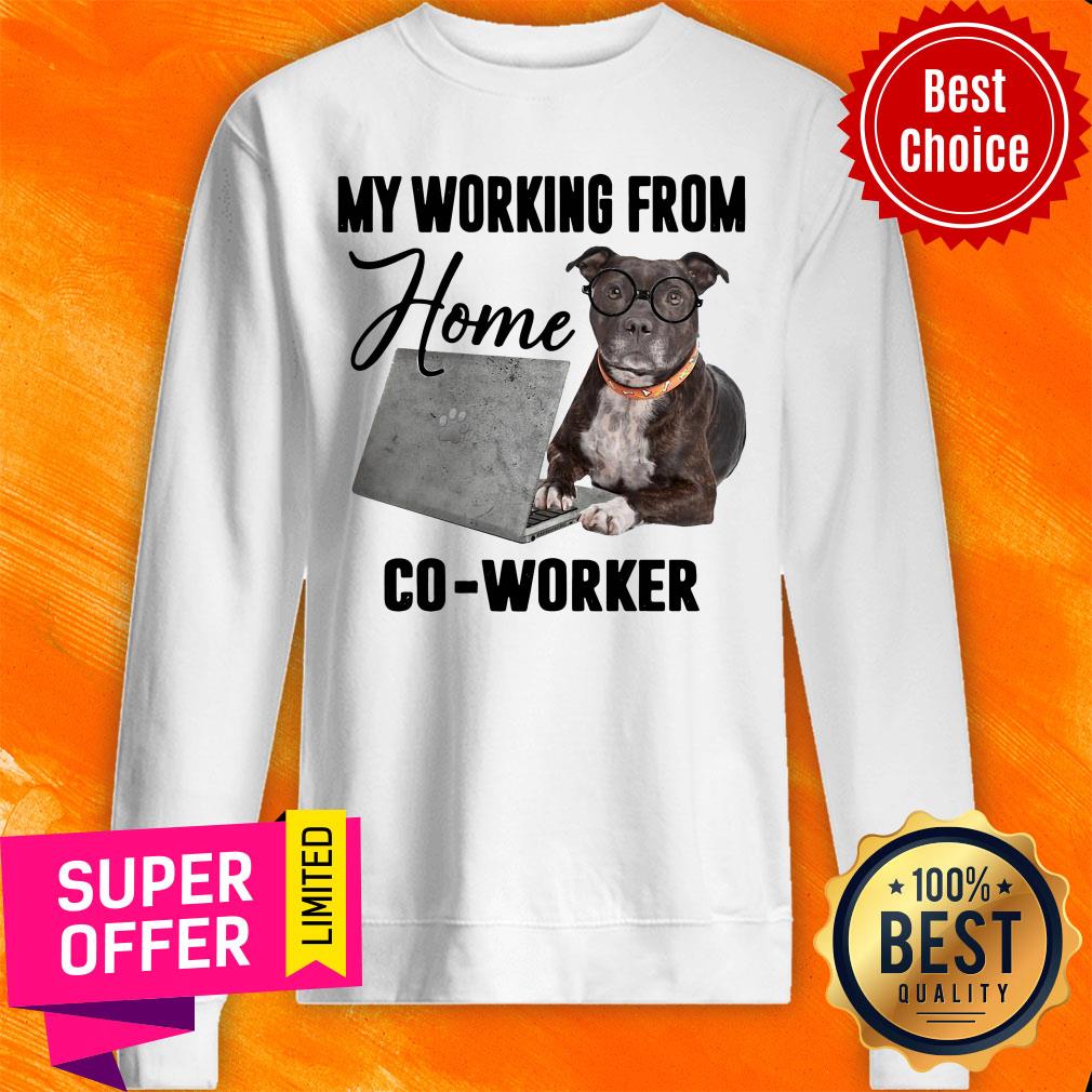 Funny My Working From Home C0-worker Shirt - Image 2
