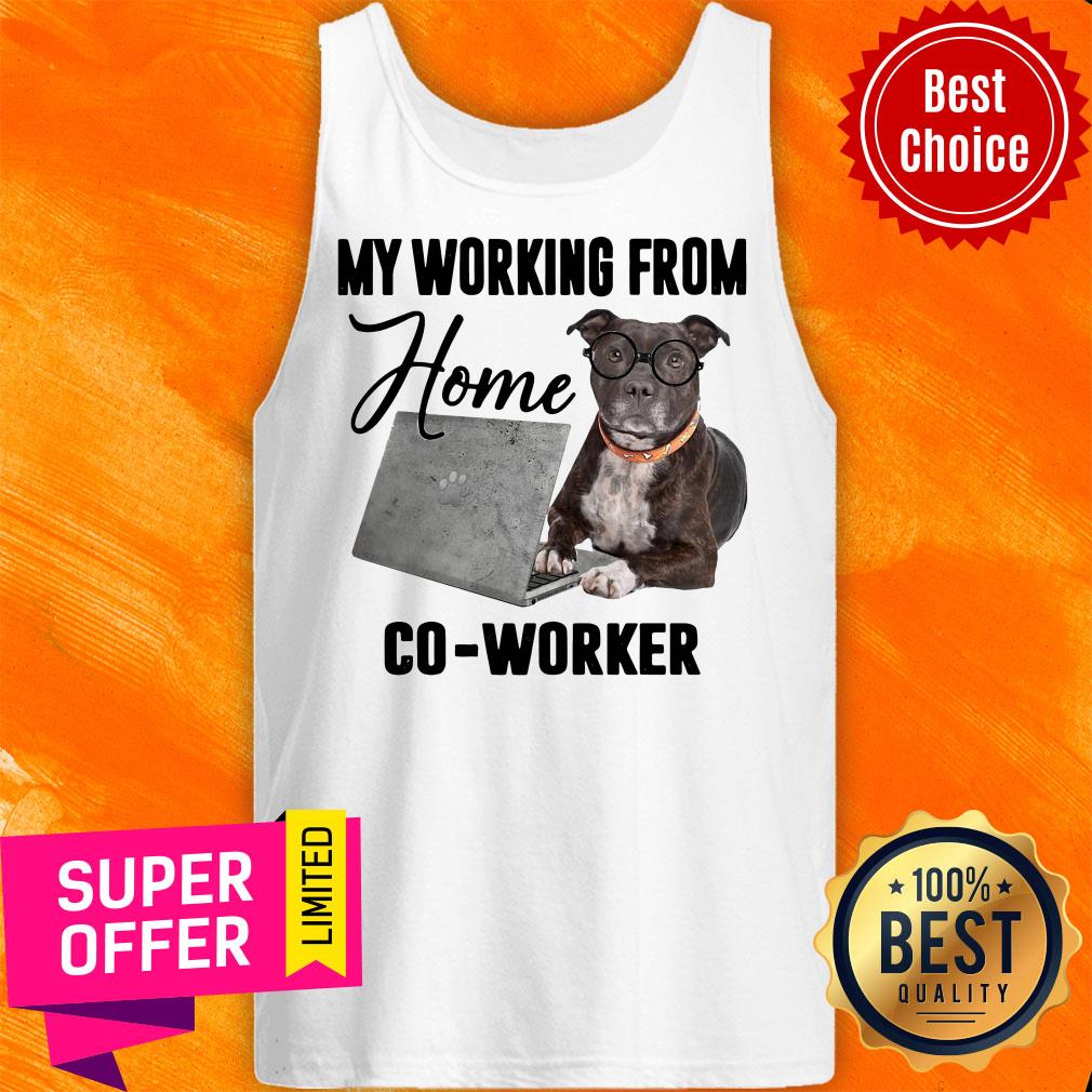 Funny My Working From Home C0-worker Shirt - Image 5