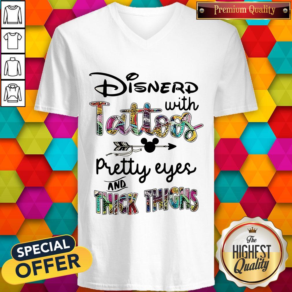 Mickey Disnerd With Tattoos Pretty Eyes And Thick Thighs Shirt - Image 4