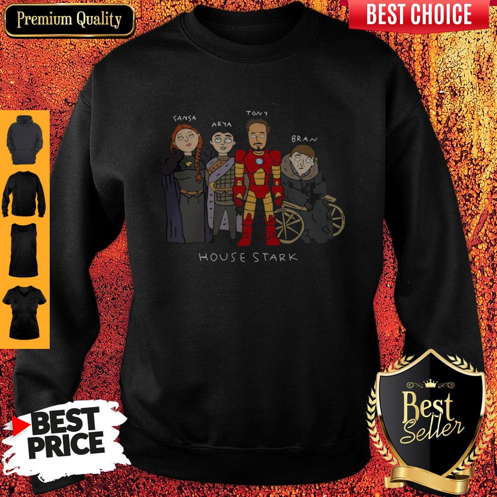 Official Sansa Arya Tony Bran House Stark Shirt - Image 4