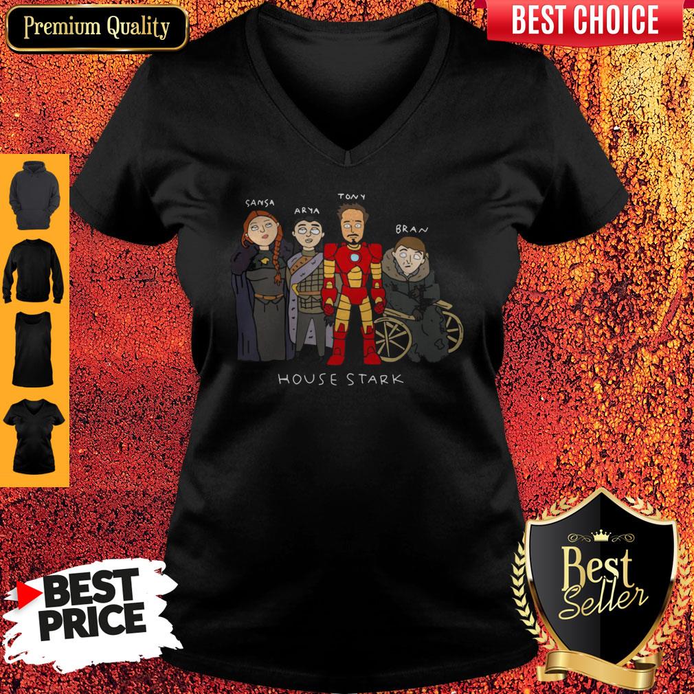 Official Sansa Arya Tony Bran House Stark Shirt - Image 2