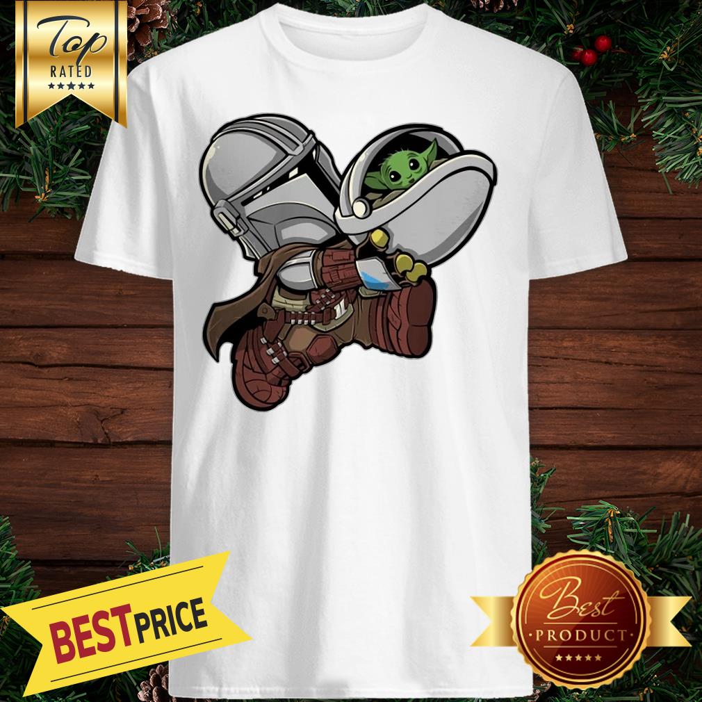 Bounty Bros-The Mandalorian Baby Yoda Kids Funny Shirt