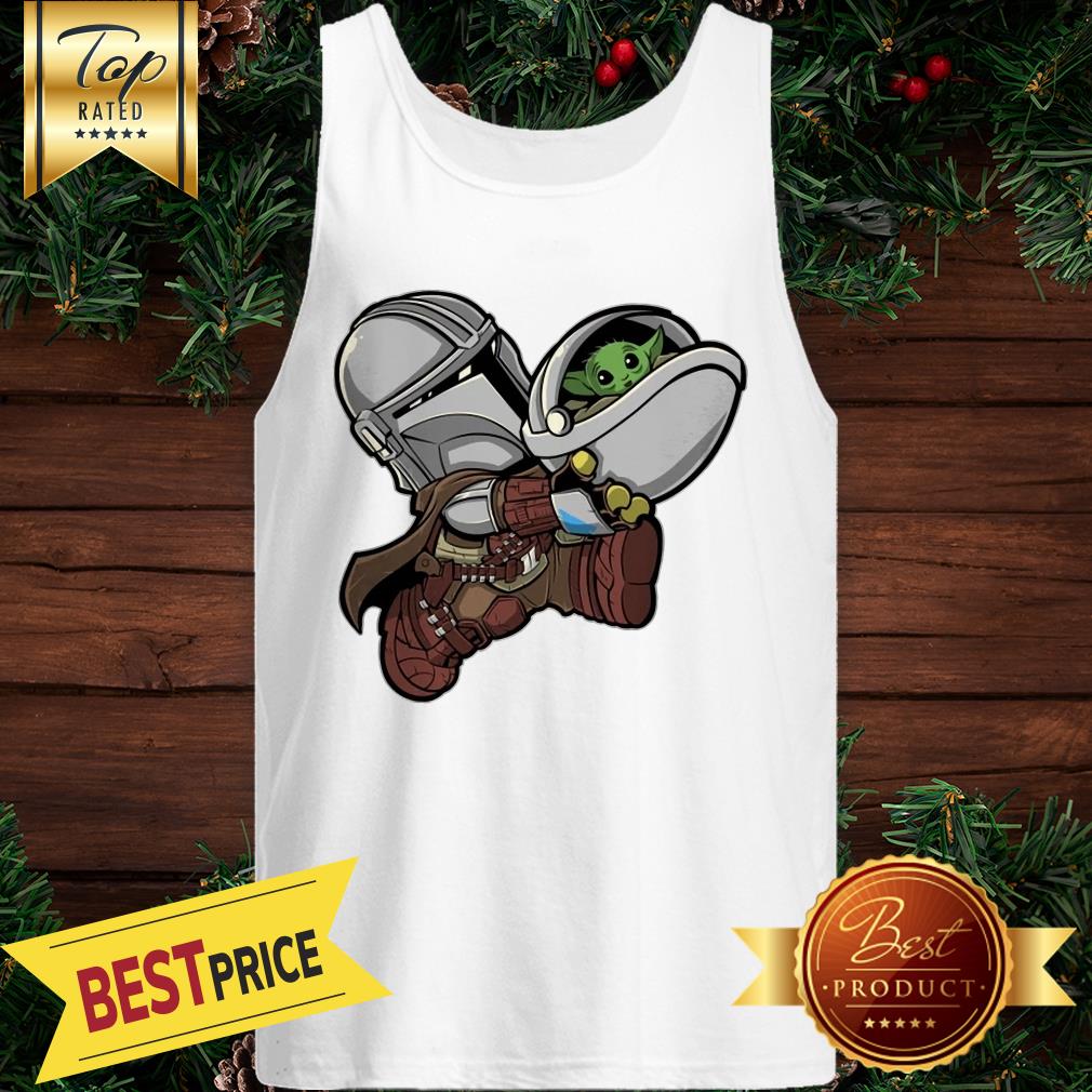 Bounty Bros-The Mandalorian Baby Yoda Kids Funny Shirt - Image 3