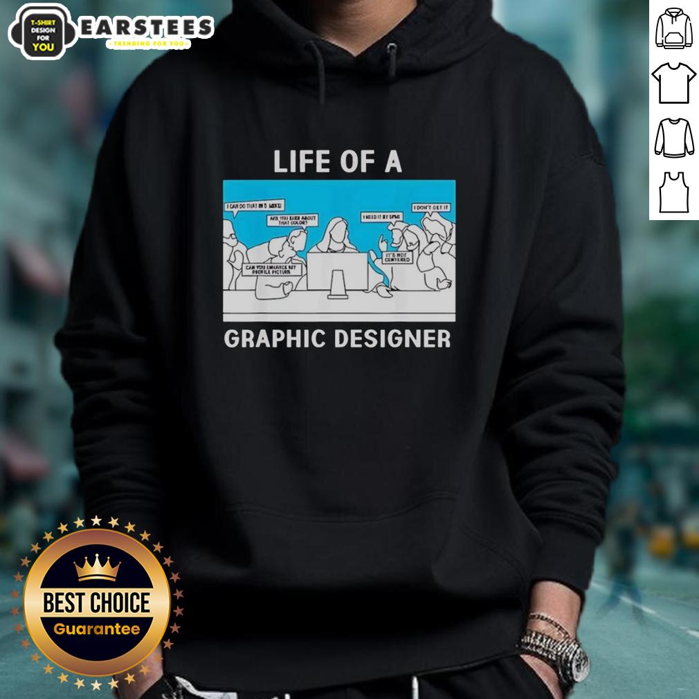 Awesome Life Of A Graphic Designer Creative Professional T-Shirt - Image 2