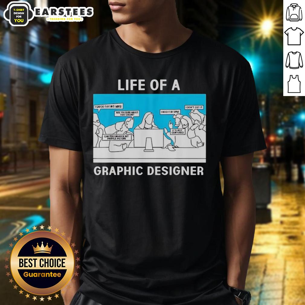 Awesome Life Of A Graphic Designer Creative Professional T-Shirt