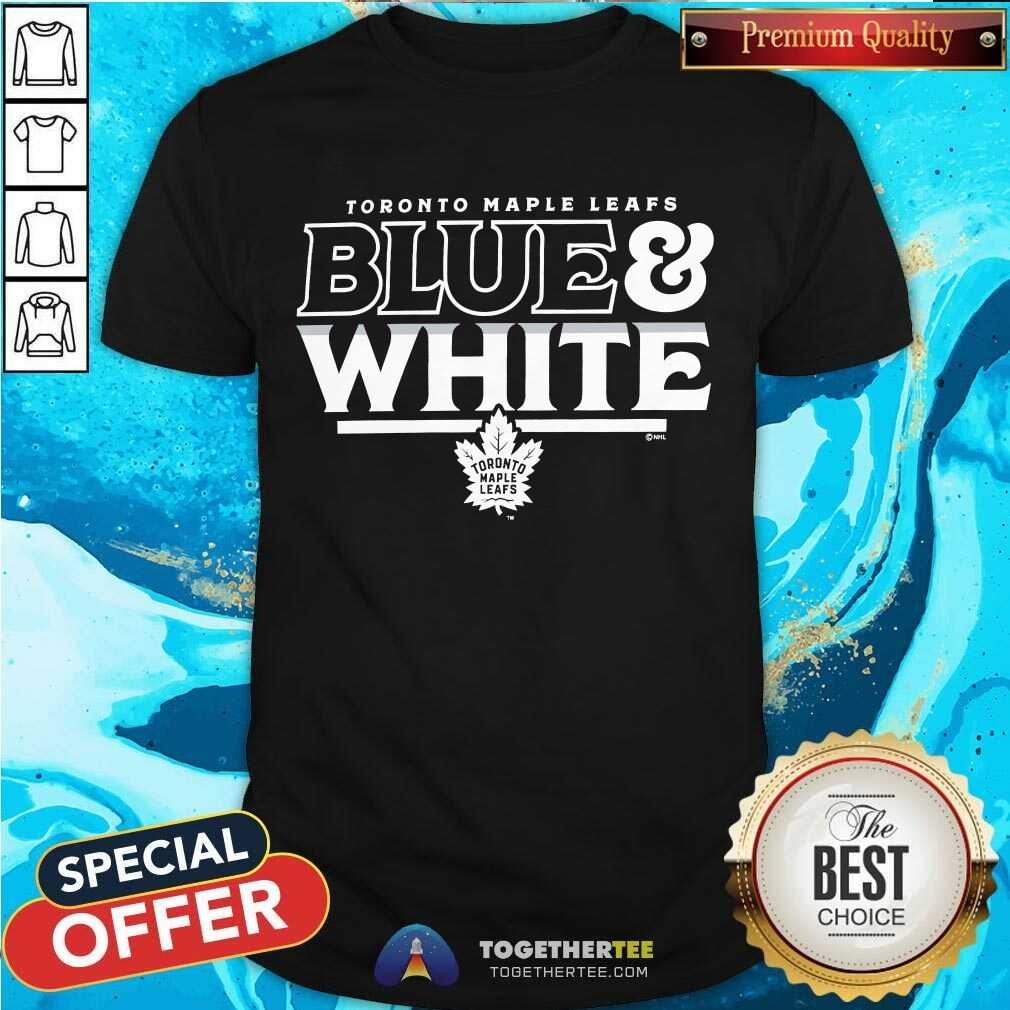 Toronto Maple Leafs NHL Blue White T-shirt