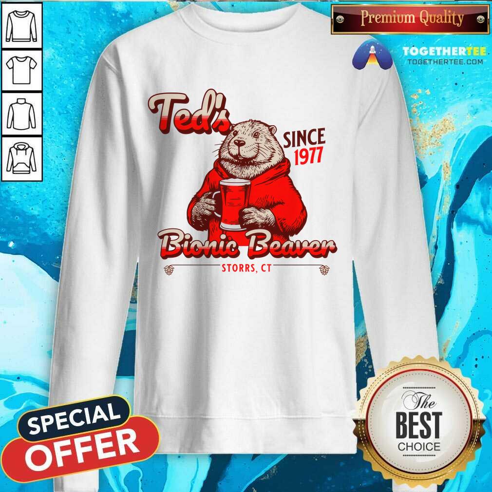 Ted's Since 1977 Bionic Beaver T-shirt - Image 5