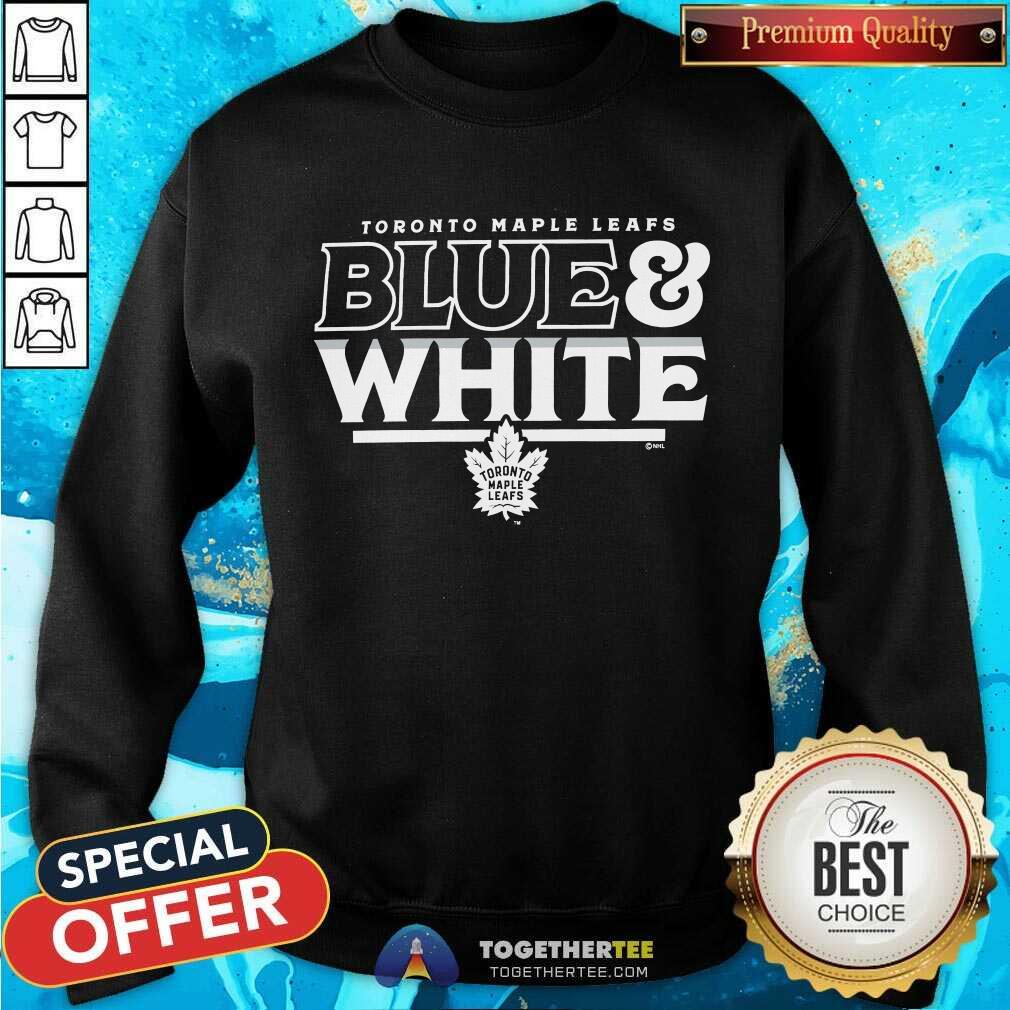 Toronto Maple Leafs NHL Blue White T-shirt - Image 5