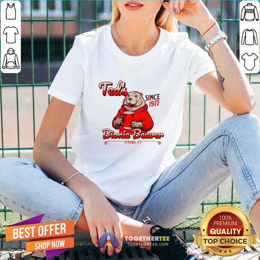 Ted's Since 1977 Bionic Beaver T-shirt - Image 3