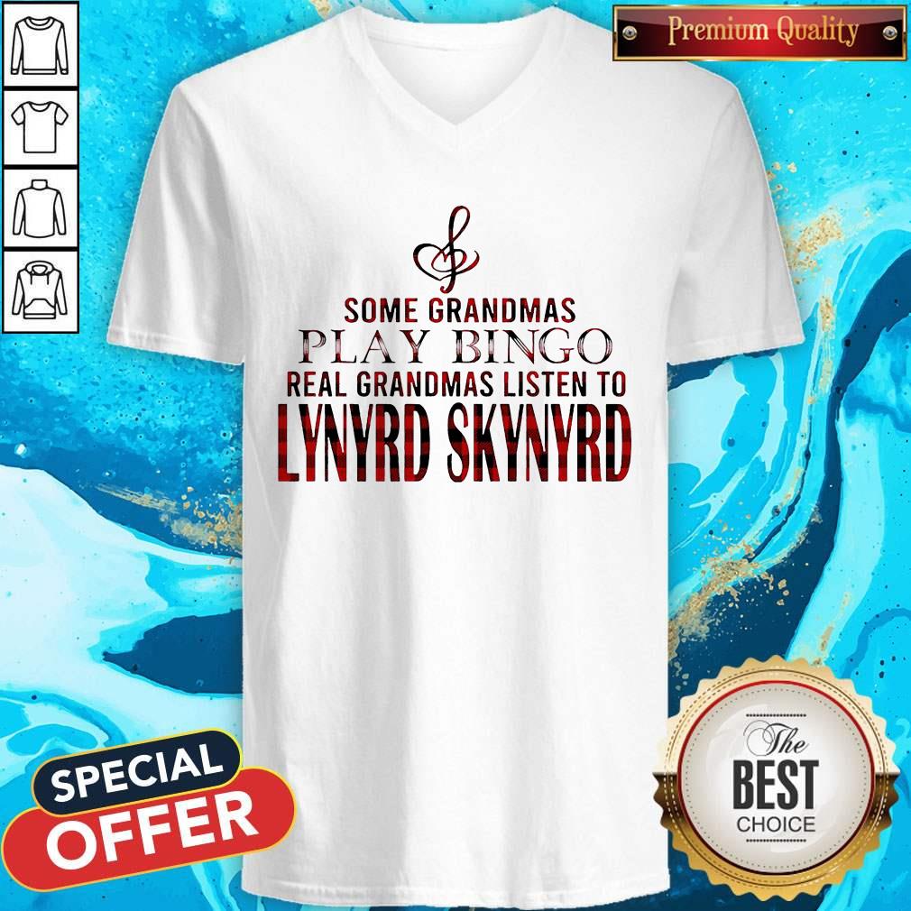 Some Grandmas Play Bingo Real Grandmas Listen To Lynyrd Skynyrd Shirt - Image 4