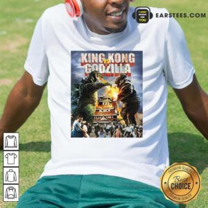 Original Kaiju Battle King And Kong Godzilla Shirt