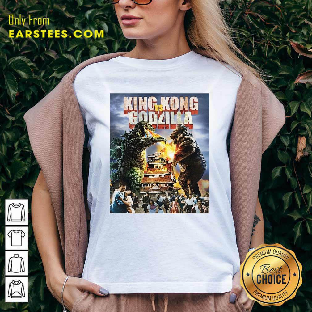 Original Kaiju Battle King And Kong Godzilla Shirt - Image 3