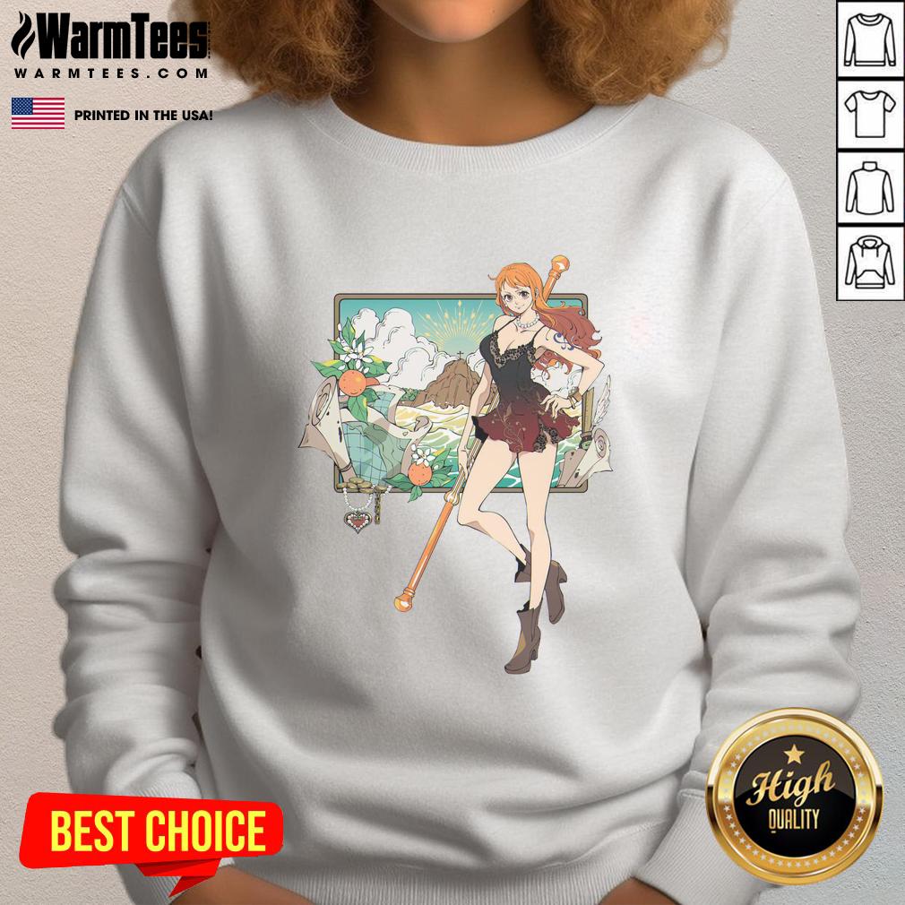 Awesome Nami One Piece Cat Burglar Anime T-Shirt - Image 5