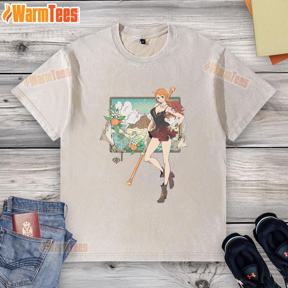Awesome Nami One Piece Cat Burglar Anime T-Shirt - Image 6