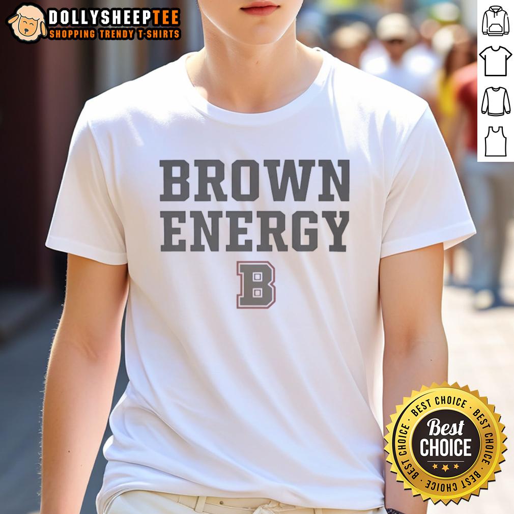 Awesome Brown Bears Brown Energy B Logo T-Shirt