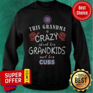 Alternative view of Top This Grandma Is Crazy About Her Grandkids And Her Cubs Shirt