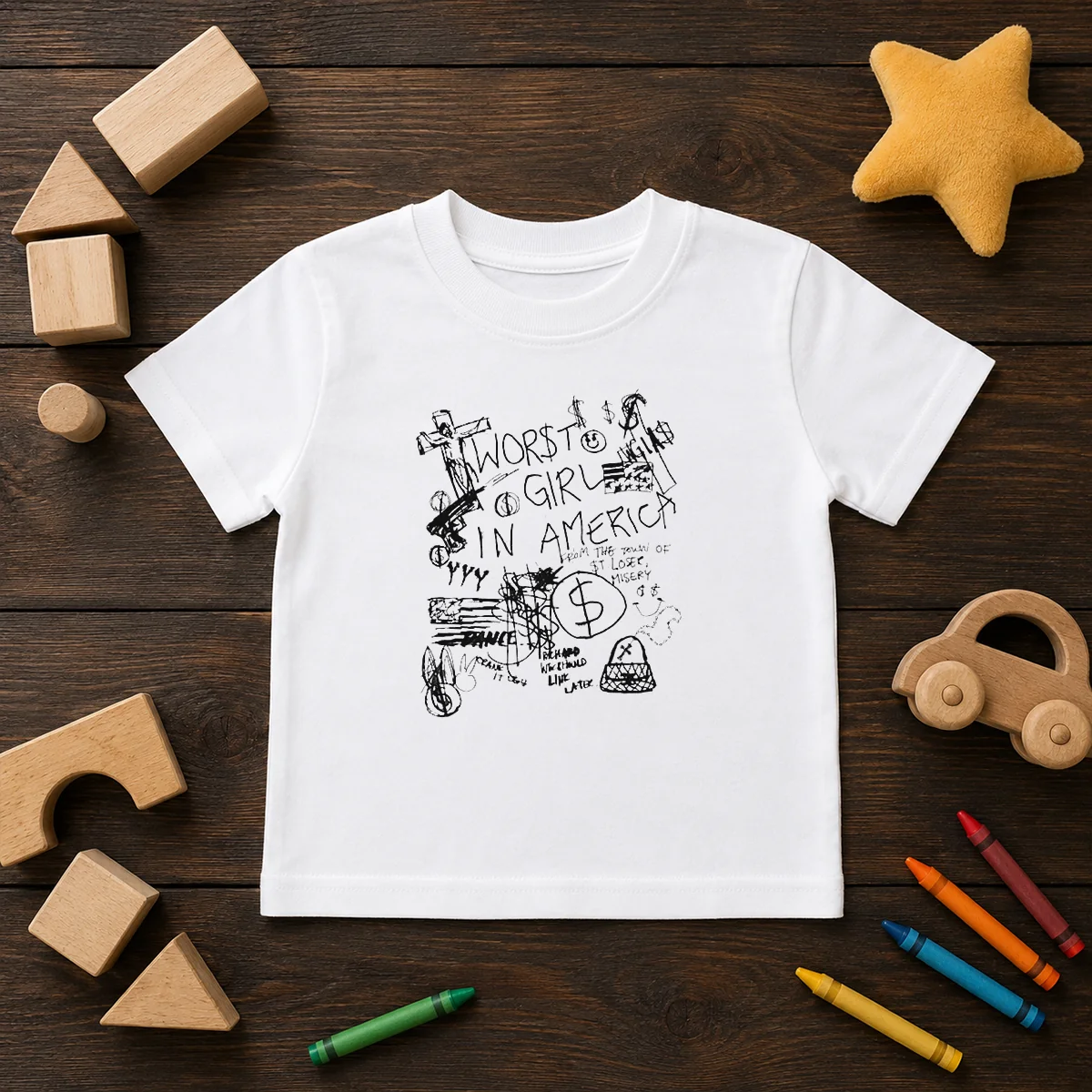 Official Worst Girl In America From The Town Of St Loser Misery Richard We Should Link Later Shirt - Image 9