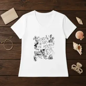 Alternative view of Official Worst Girl In America From The Town Of St Loser Misery Richard We Should Link Later Shirt