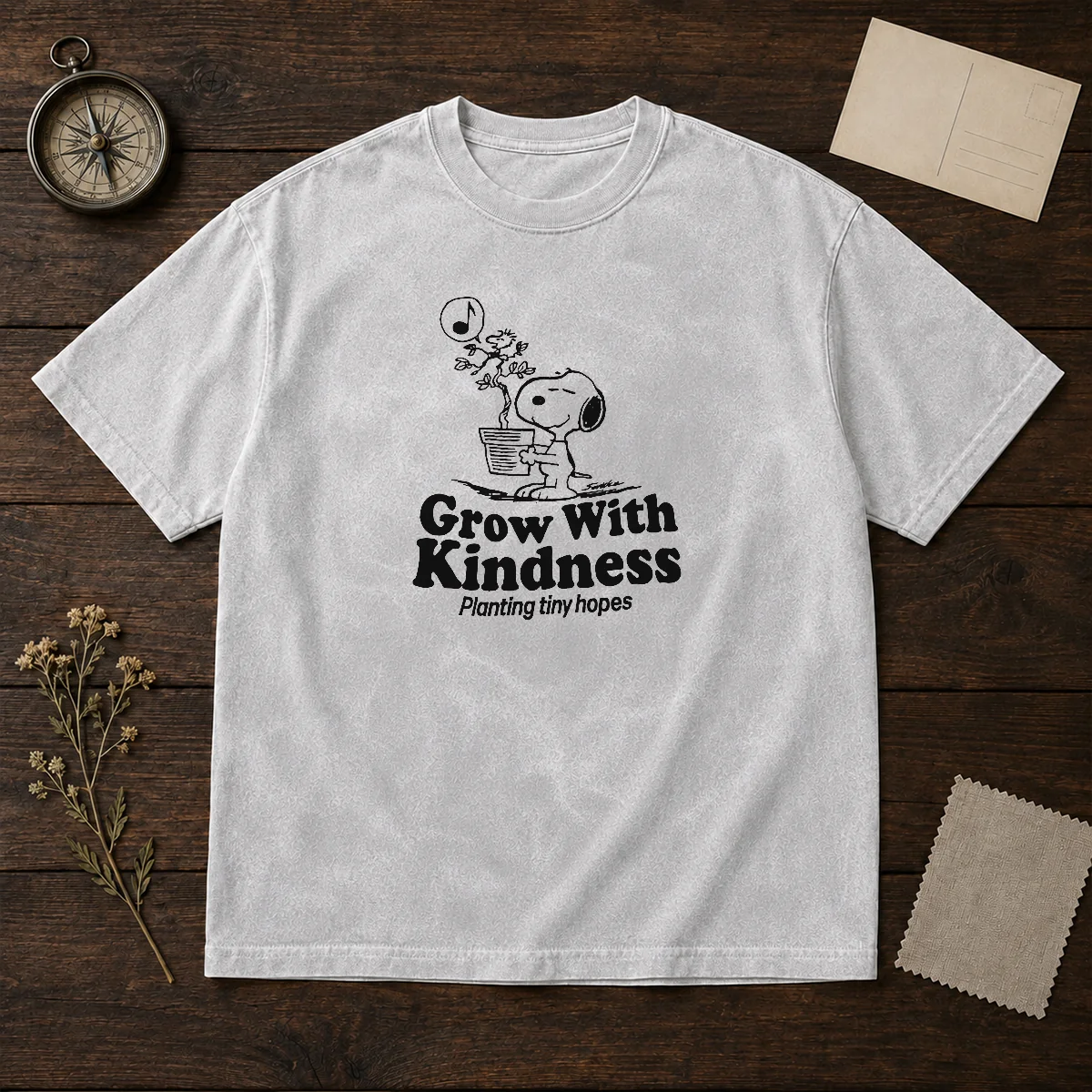 Awesome Snoopy Grow With Kindness Planting Tiny Hopes Shirt - Image 8