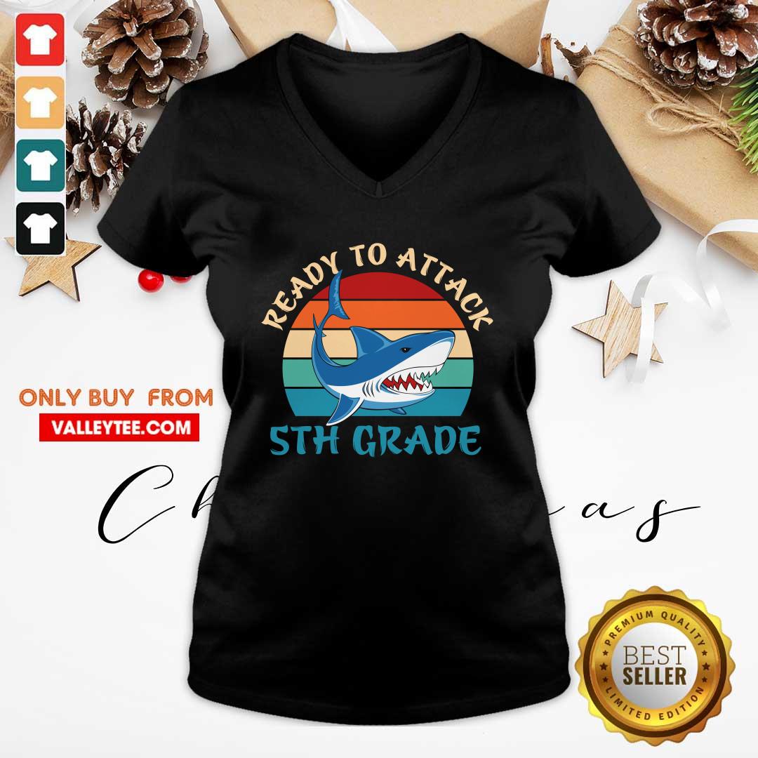 Nice Shank Ready To Attack 5th Grade Vintage Shirt - Image 3