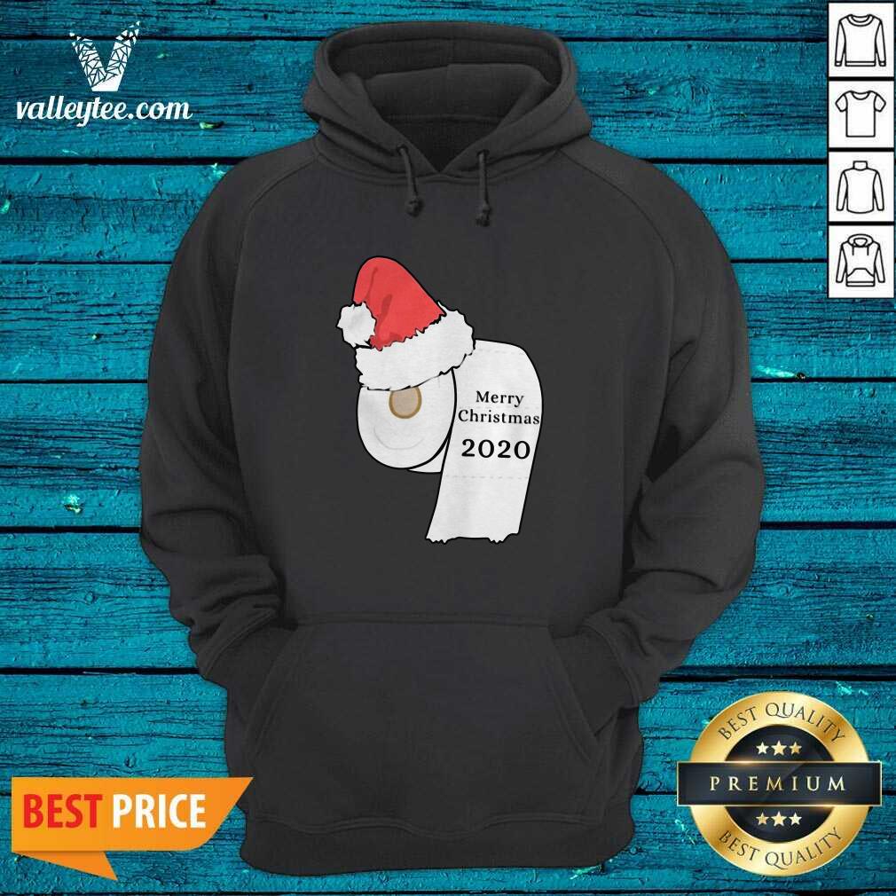 Premium Santa Hat Toilet Paper Merry Christmas 2020 Shirt - Image 2