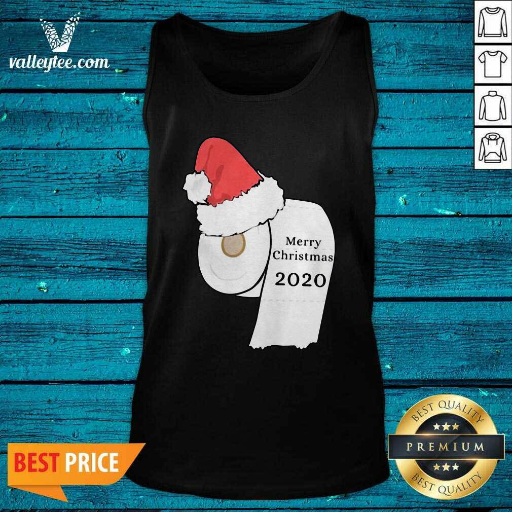 Premium Santa Hat Toilet Paper Merry Christmas 2020 Shirt - Image 4