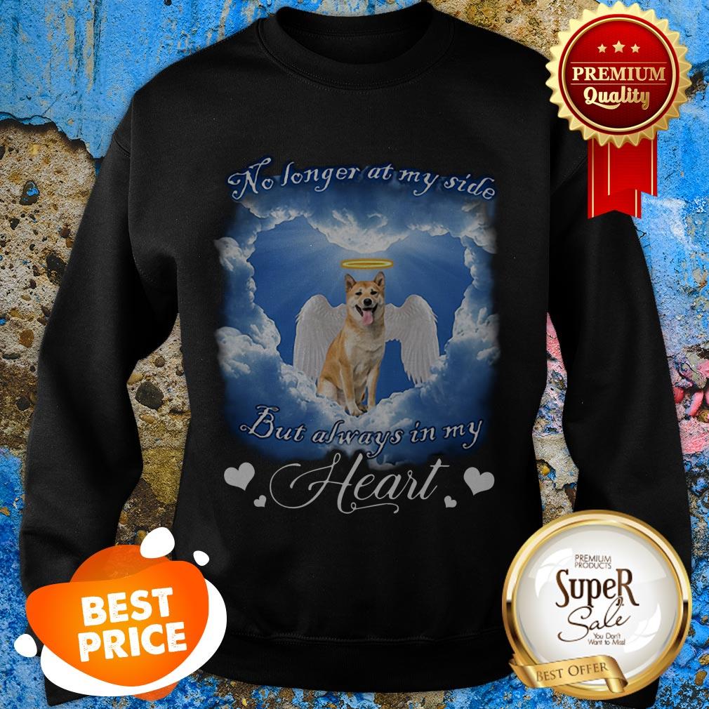 Shiba Inu Angel No Longer At My Side But Always In My Heart Shirt - Image 4