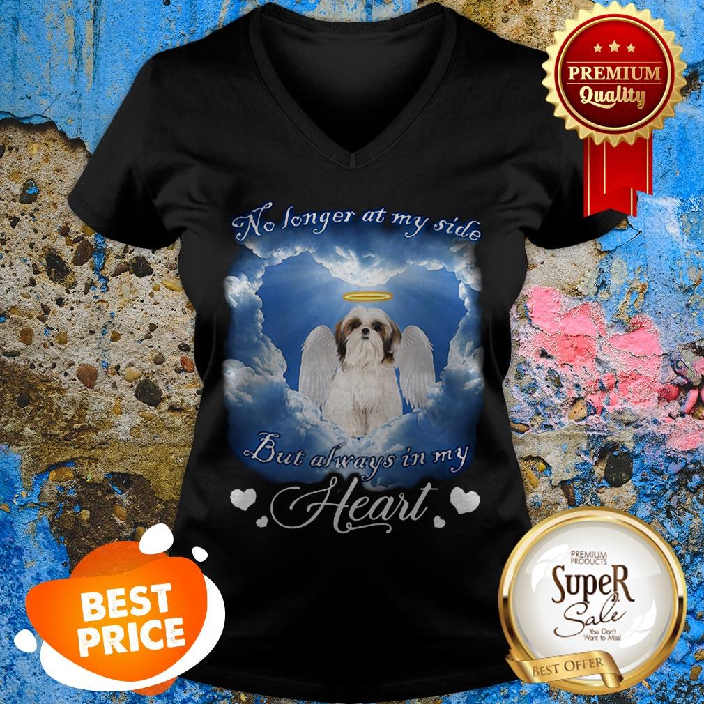 Shih Tzu Angel No Longer At My Side But Always In My Heart Shirt - Image 2