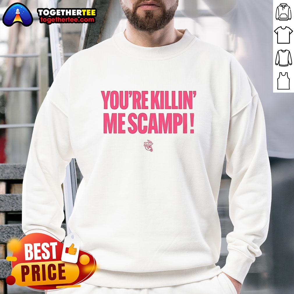 Awesome Jacksonville Jumbo Shrimp You're Killin Me Scampi T-Shirt - Image 5