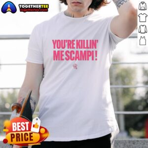 Awesome Jacksonville Jumbo Shrimp You're Killin Me Scampi T-Shirt