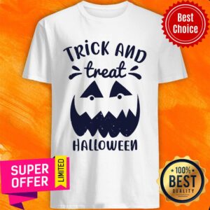 Trick And Treat Pumpkin Halloween Shirt