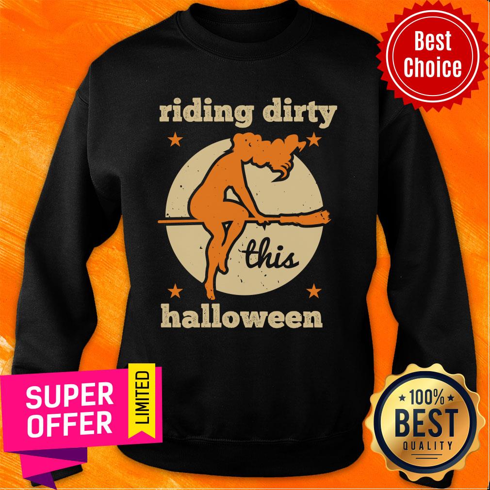 Witch Riding Dirty This Halloween Shirt - Image 5