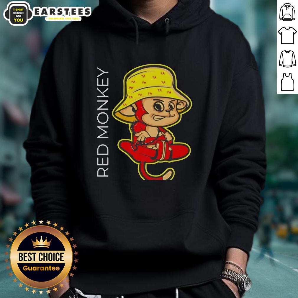 Awesome Red Monkey Angry T-Shirt - Image 2