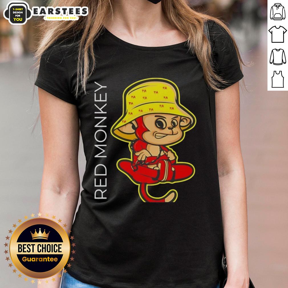 Awesome Red Monkey Angry T-Shirt - Image 3