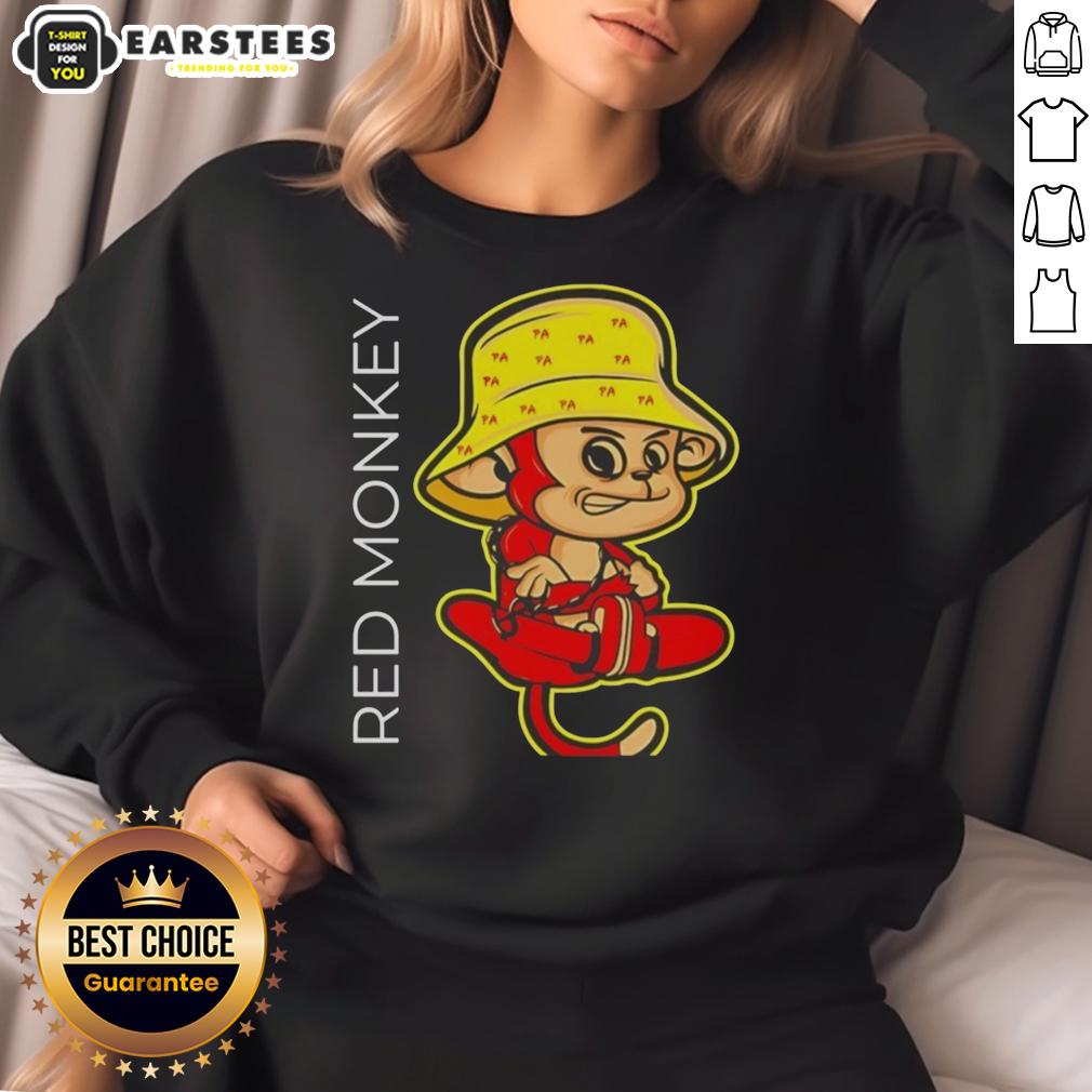 Awesome Red Monkey Angry T-Shirt - Image 5