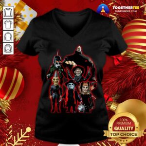 Alternative view of Good Puppet Master Horror Movie 80s Blade Pin Head Torch Jester Drill Shirt