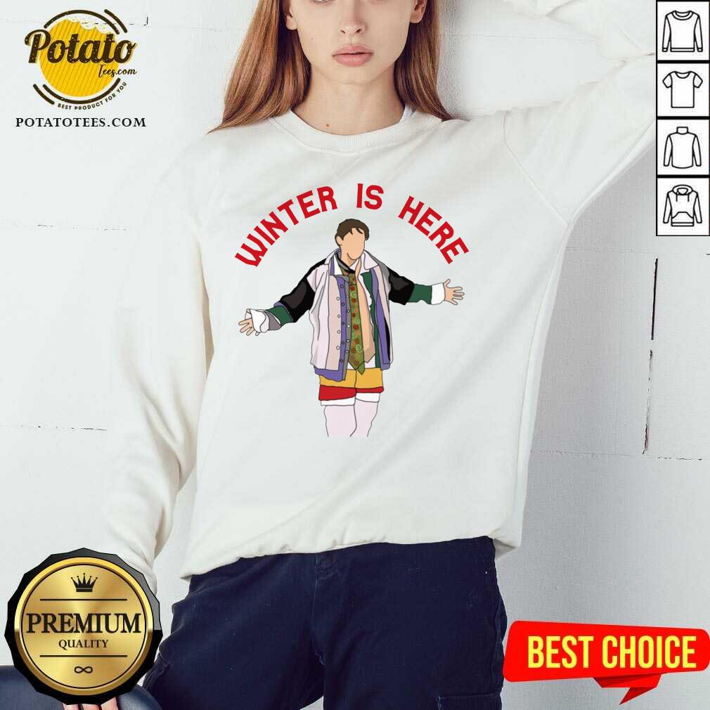 Original Joey Winter Is Here Shirt - Image 4