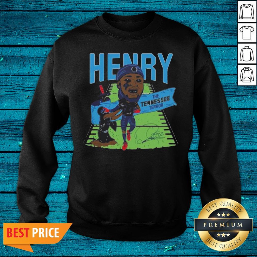 Pretty Derrick Henry The Tennessee Terror Signature Shirt - Image 4