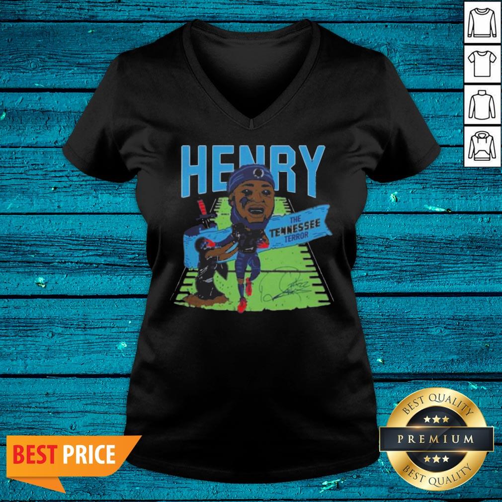 Pretty Derrick Henry The Tennessee Terror Signature Shirt - Image 2